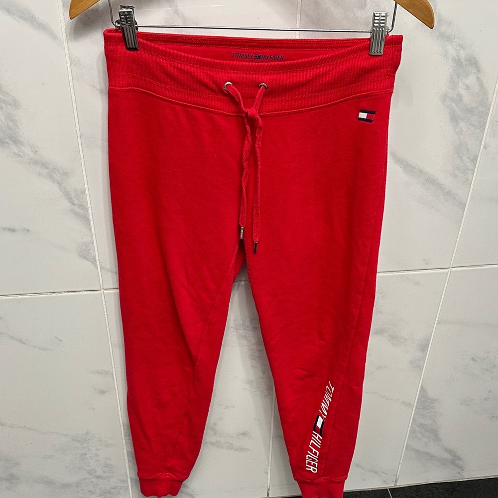 Tommy Hilfiger Red Joggers